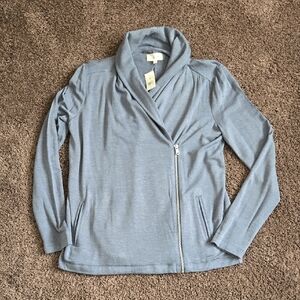NEW Lou & Grey Blue Soft Moto Jacket S